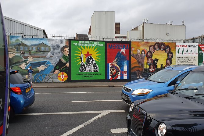 Belfast Cab Tour of Peacewalls, Murals and the Famous Titanic Slips - The Peace Wall, begun in August 1969