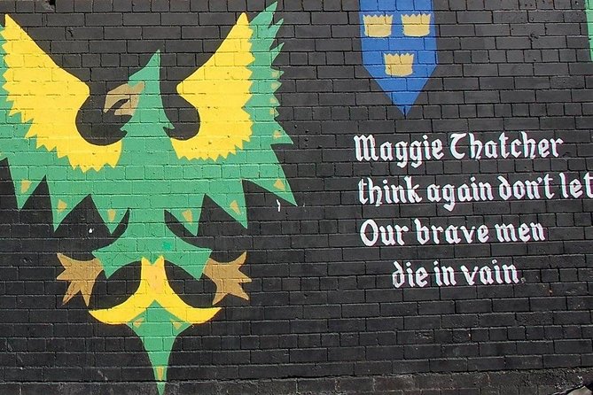 Belfast history of terror & mural 1 hr express private taxi tour - Bobby Sands and the Falls Road