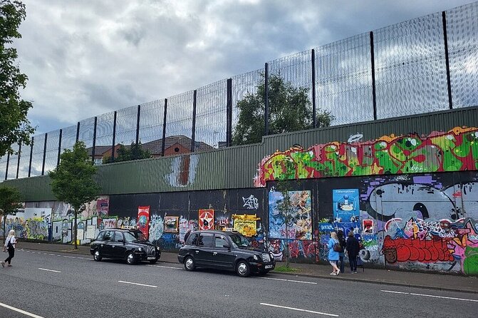 Belfast history of terror & mural 1 hr express private taxi tour - Divis Flats and the start of Falls Road