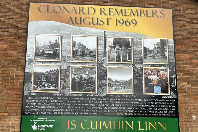 Belfast Political/history/troubles private taxi/cab tour - Why a private taxi works well here