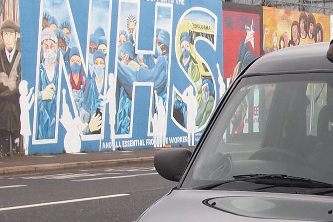 Black Taxi Mural "Tour Like A Local" - Bobby Sands Mural and the Falls Road area