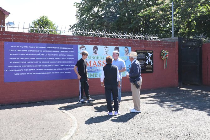 Falls road Murals Walking Tour with former prisoners - Bobby Sands mural: a powerful first lesson