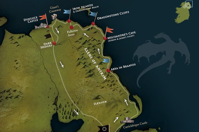 Game of Thrones - Private Audi A6 tour with Richard the Wildling - Carnlough Harbour and Arya’s escape