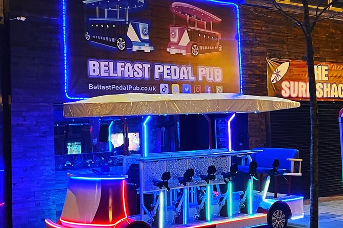 Luxury Party Bike Tour of Belfast City (Individual Seat) - Bring your own drinks