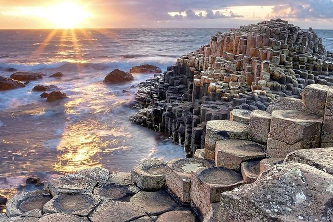 Private Luxury Mercedes Rope Bridge Giants Causeway Coastal Tour - Cushendun Caves and Carnlough Harbour