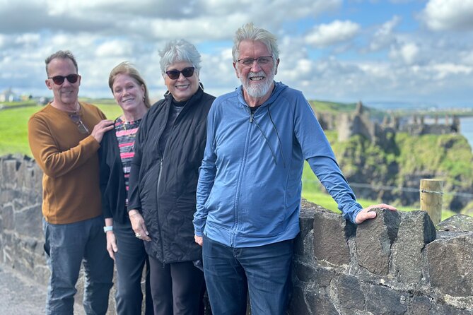 Private Mercedes Luxury Giants Causeway and Coastal Tour - Magheracross viewpoint and the coast from above