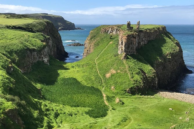 Shore Excursion Giants Causeway Private Tour - Dunluce Castle above the Causeway Coast